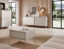 Beżowy stolik kawowy