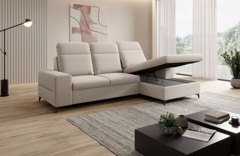 Łóżko narożne z funkcją spania