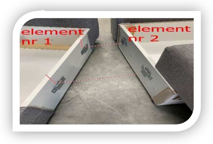 Kanapa na wymiar MODULO LUX 1