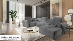 Narożnik U z regulowaną głebokością siedzisk z funkcją spania REVIT 4 1