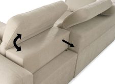 Narożnik U z regulowaną głebokością siedzisk z funkcją spania REVIT 4 14