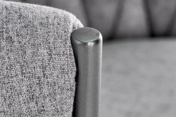 K516 piękne popielate krzesło do salonu 2