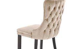 Krzesło beżowe glamour ALDA