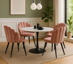 Fotel krzesło muzelka do salonu lub jadalni