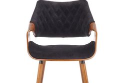 K396 krzesło orzechowy - czarny 5