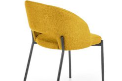 K373 wygodne krzesło musztardowe 1