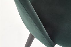K384 modne krzesło ciemno zielone 2