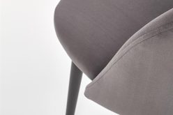 K384 modne krzesło popielate 2