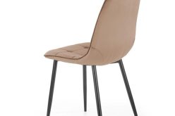 K417 beżowe krzesło tapicerowane 2