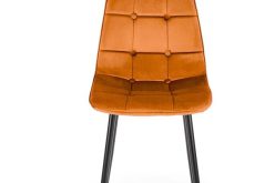 K417 cynamonowe krzesło tapicerowane 1