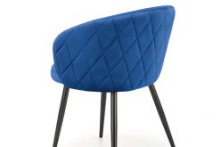 K430 kubełkowy fotel granatowy 2