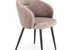 Kubełkowy fotel beżowy nowoczesny