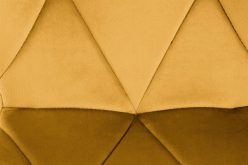 K453 musztardowe krzesło z przeszyciami 2