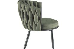 K516 piękne oliwkowe krzesło do salonu 1