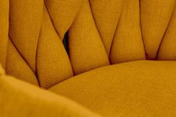 K516 piękne musztardowe krzesło do salonu 2