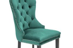 Krzesło glamour ciemno zielone