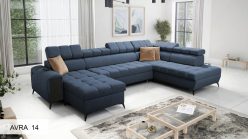 Narożnik U z funkcją spania z barkiem z USB GUSTAV 6 3