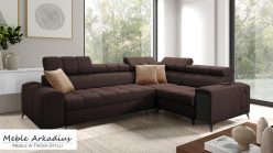 Narożnik z funkcją spania z USB z barkiem GUSTAV 2 6