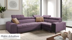 Narożnik z funkcją spania z USB z barkiem GUSTAV 2 4