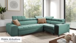 Narożnik z funkcją spania z USB z barkiem GUSTAV 2 3