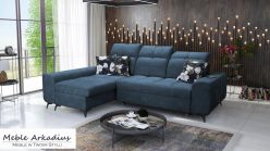 Narożnik z funkcją spania z ładowarką USB SILVER 1 4