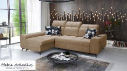 Narożnik z funkcją spania z ładowarką USB SILVER 1 1