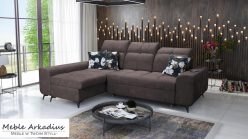 Narożnik z funkcją spania z ładowarką USB SILVER 1 9