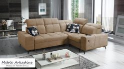 Narożnik z funkcją spania z ładowarką USB SILVER 2 2