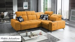 Narożnik z funkcją spania z ładowarką USB SILVER 2 3