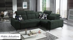 Narożnik z funkcją spania z ładowarką USB SILVER 2 6