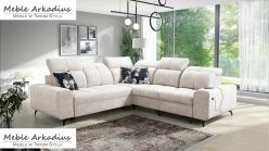 Narożnik z funkcją spania z ładowarką USB SILVER 3