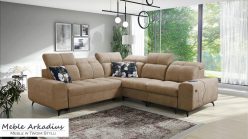 Narożnik z funkcją spania z ładowarką USB SILVER 3 8