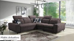 Narożnik z funkcją spania z ładowarką USB SILVER 3 5