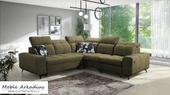 Narożnik z funkcją spania z ładowarką USB SILVER 3 4