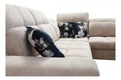 Narożnik z funkcją spania z ładowarką USB SILVER 3 15