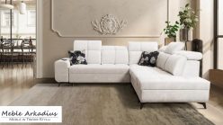 Narożnik z funkcją spania z ładowarką USB SILVER 1