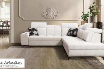 Narożnik z funkcją spania z ładowarką USB SILVER 1