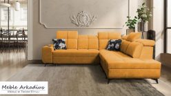 Narożnik z funkcją spania z ładowarką USB SILVER 9 9