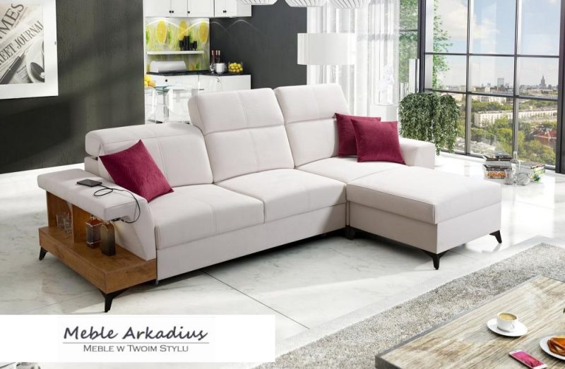 Nietypowy narożnik do salonu