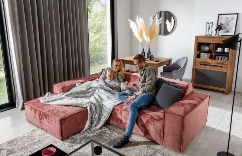 Sofa narożna z leżanką