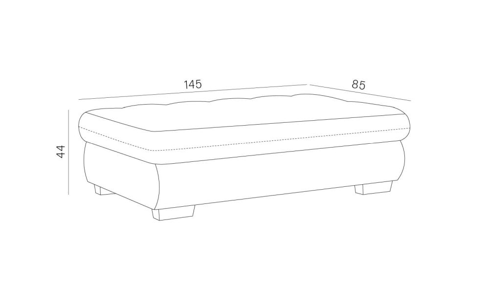 Duży puf do narożników CROATIA 1
