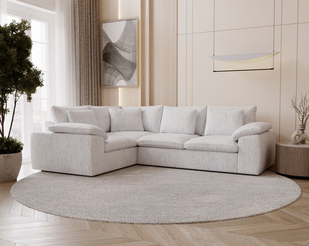 Jasna kanapa narożna