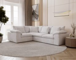 Ponadczasowa kanapa rogowa w salonie