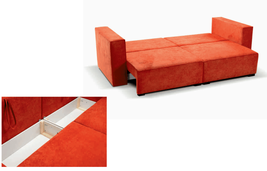 Kanapa rozkładana 200x150 cm MELVA 1