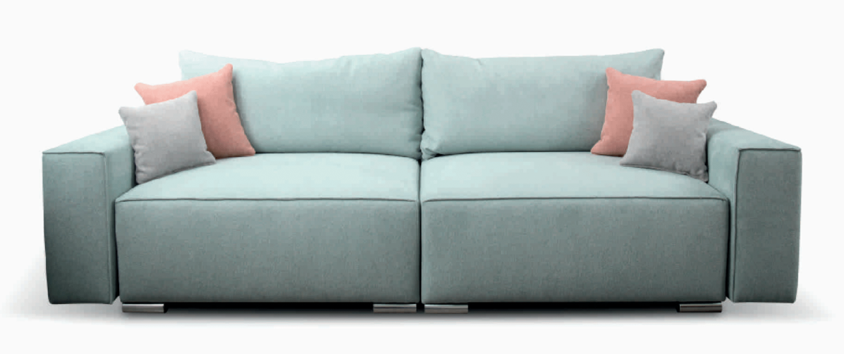 Kanapa rozkładana bez pojemnika z dużą powierzchnią spania