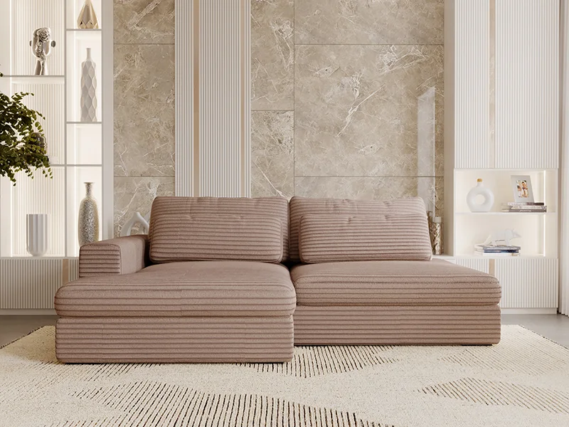 Mały narożnik z funkcją spania tanio do codziennego spania