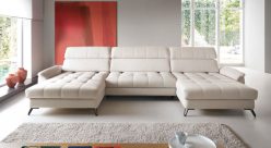 Ogromny narożnik U z regulowaną głębokością siedzisk