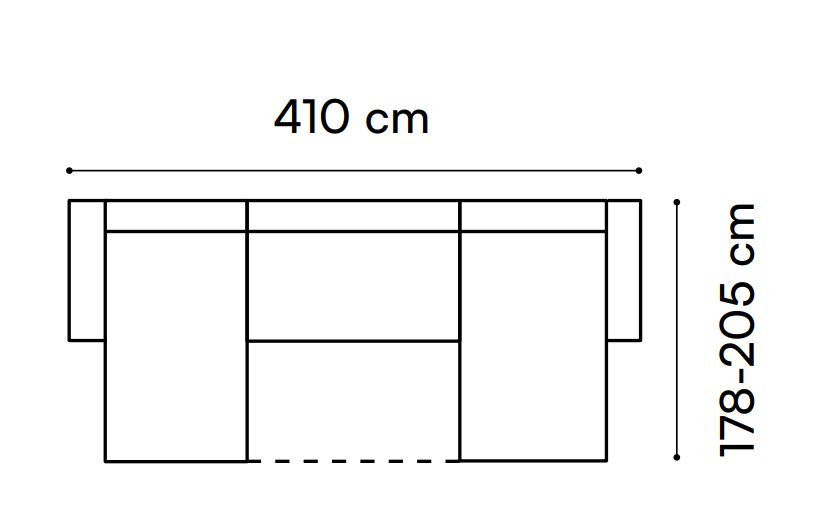 Narożnik U regulowana głębokość siedzisk funkcja spania pianka HR LOTOS 5 4