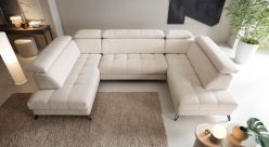 Narożnik U z oparciem z trzech stron