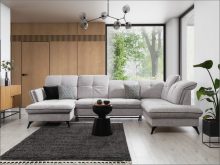 Olbrzymi narożnik podkowa z funkcją spania klasy premium